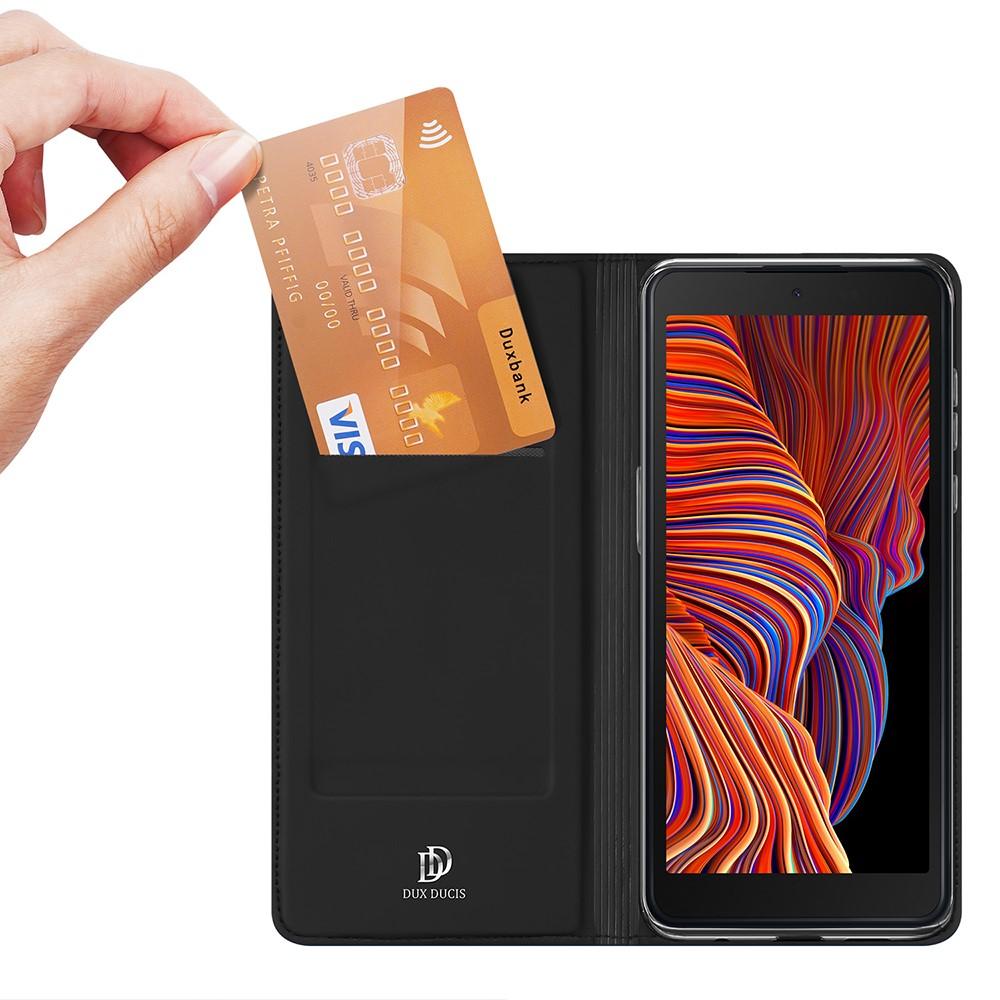 Étui portefeuille Skin Pro Series Samsung Galaxy Xcover 5, Noir