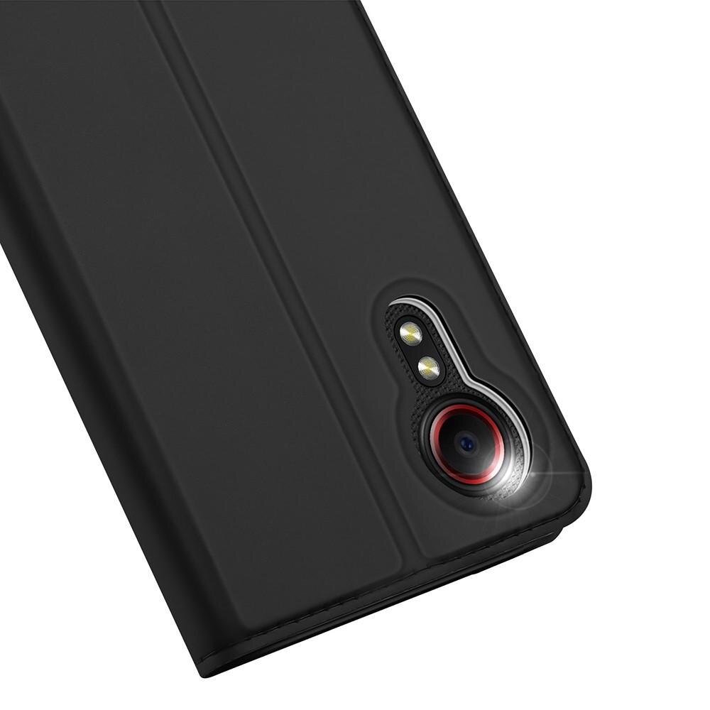 Étui portefeuille Skin Pro Series Samsung Galaxy Xcover 5, Noir