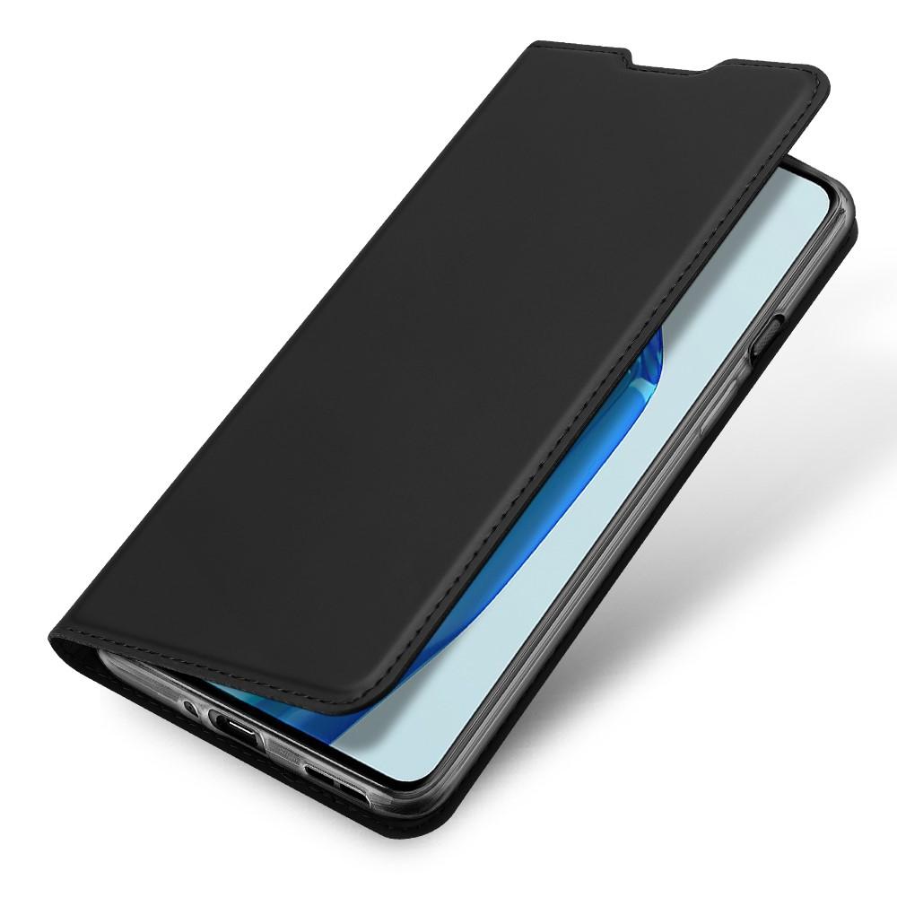 Étui portefeuille Skin Pro Series  OnePlus 9, Noir