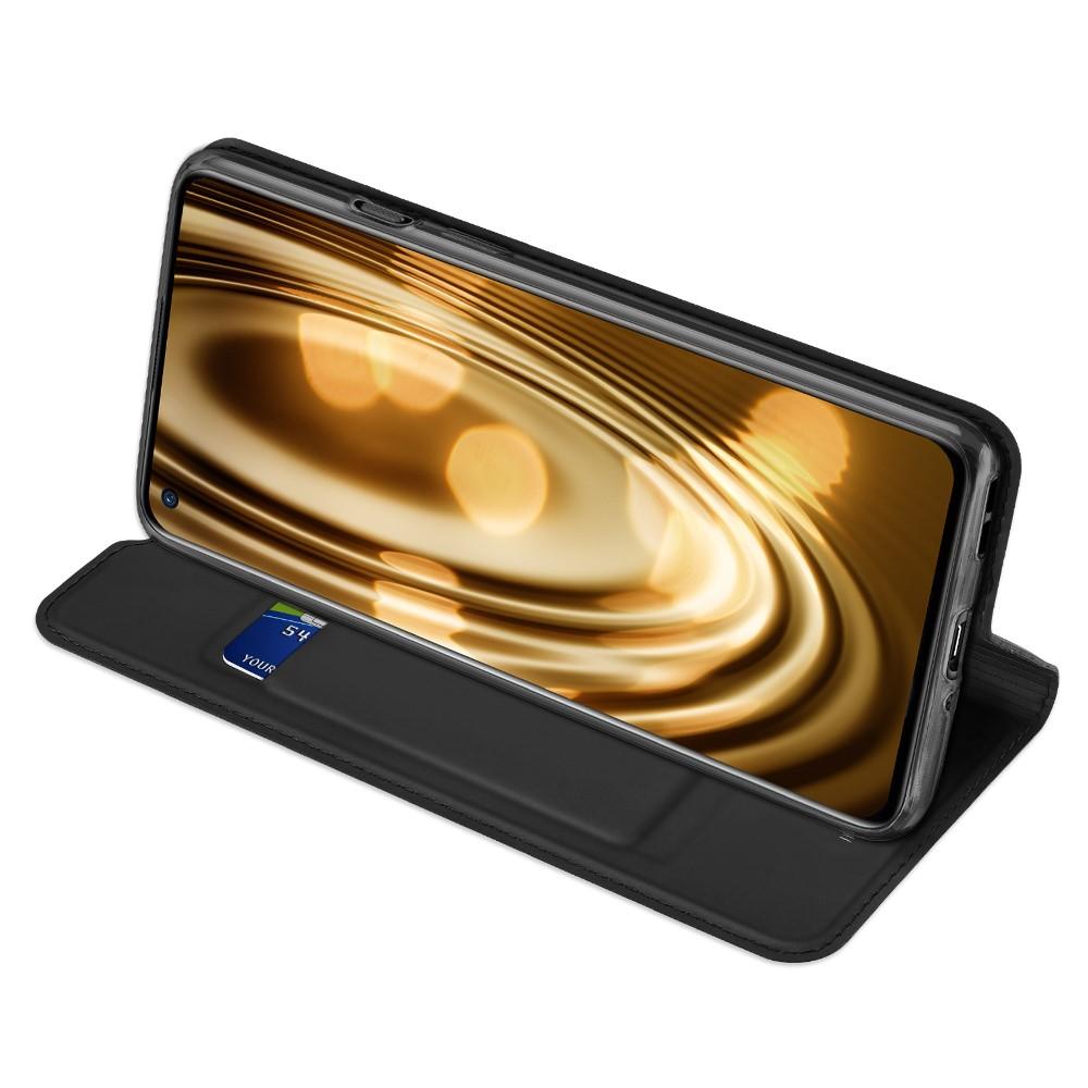 Étui portefeuille Skin Pro Series  OnePlus 9, Noir