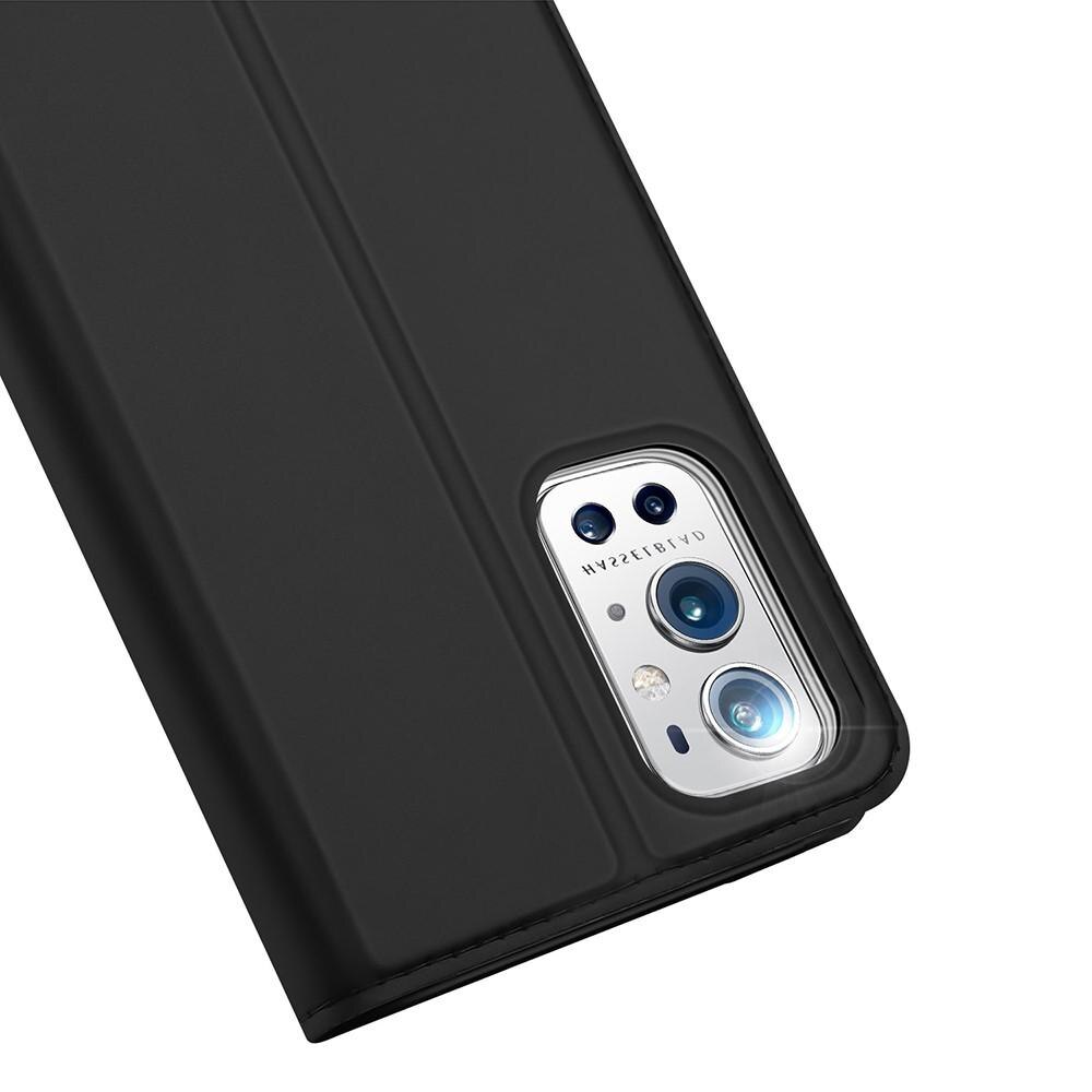 Étui portefeuille Skin Pro Series  OnePlus 9 Pro, Noir