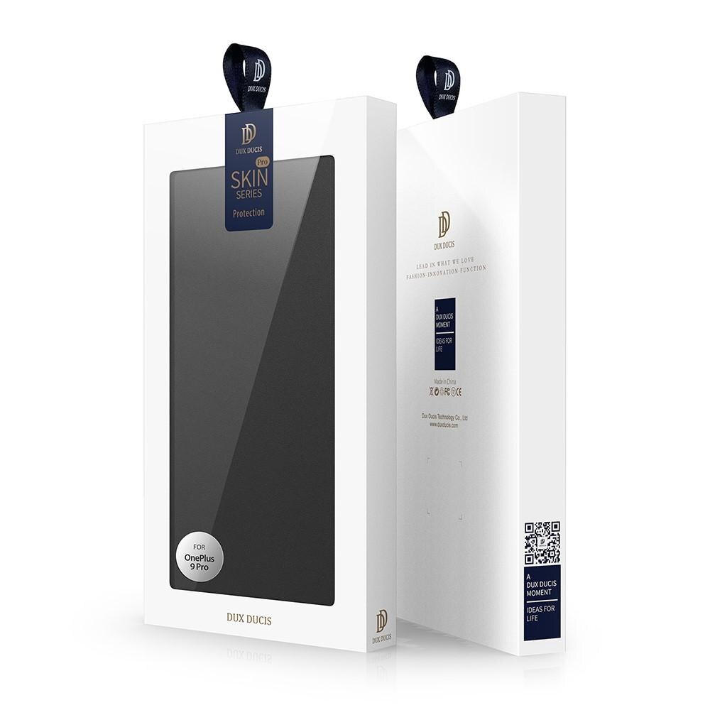 Étui portefeuille Skin Pro Series  OnePlus 9 Pro, Noir