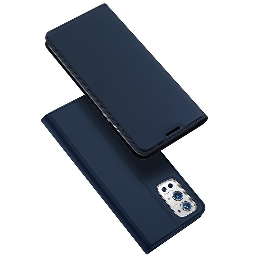 Étui portefeuille Skin Pro Series  OnePlus 9 Pro, Bleu
