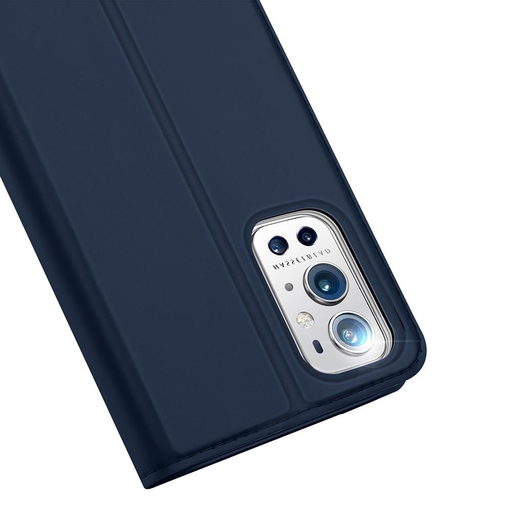 Étui portefeuille Skin Pro Series  OnePlus 9 Pro, Bleu