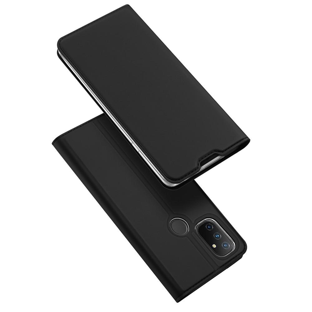 Étui portefeuille Skin Pro Series  OnePlus Nord N100, Noir