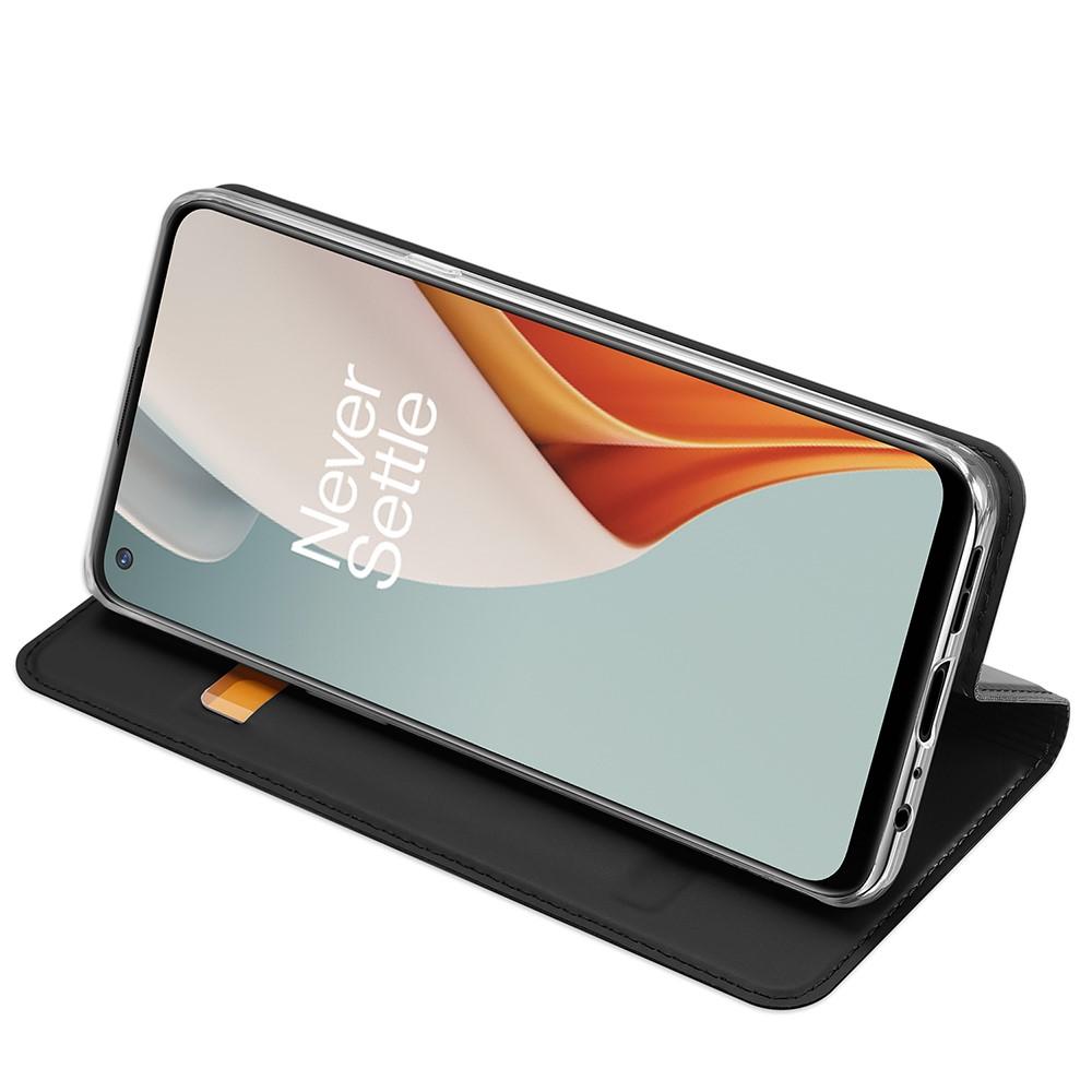 Étui portefeuille Skin Pro Series  OnePlus Nord N100, Noir