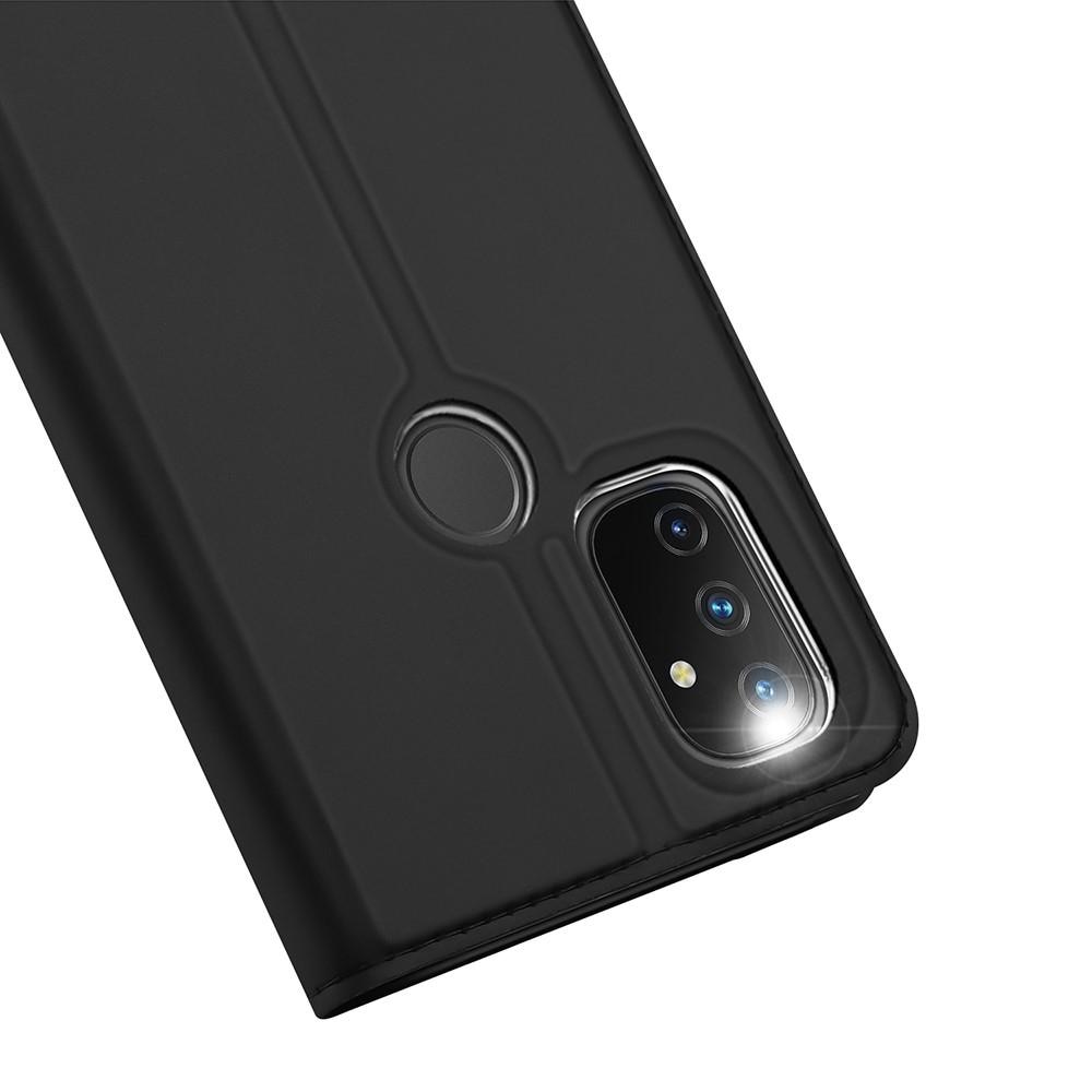Étui portefeuille Skin Pro Series  OnePlus Nord N100, Noir