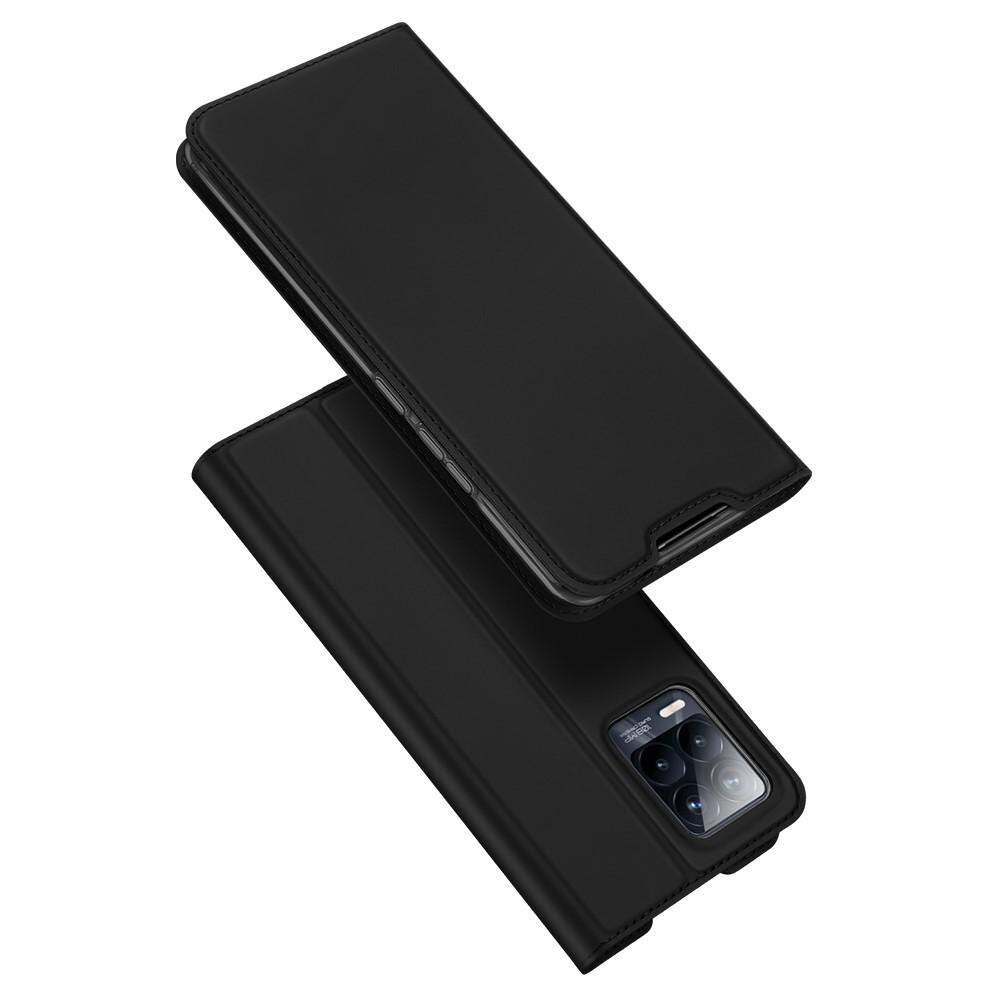 Étui portefeuille Skin Pro Series Realme 8 Pro, Noir