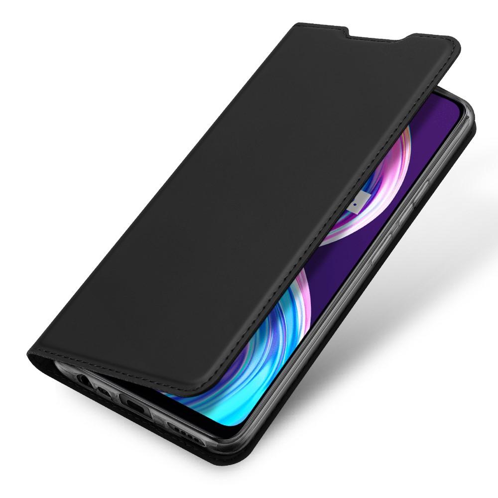 Étui portefeuille Skin Pro Series Realme 8 Pro, Noir