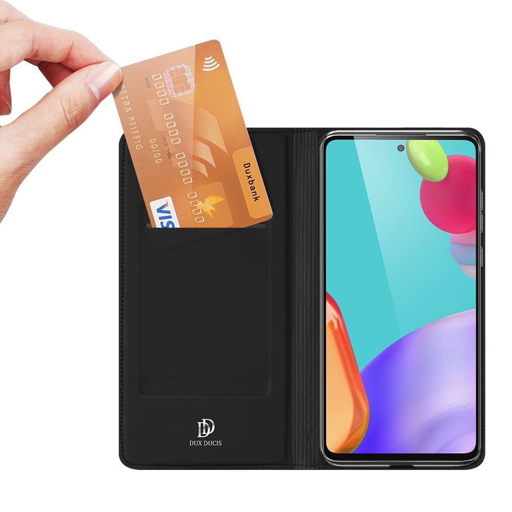 Étui portefeuille Skin Pro Series Samsung Galaxy A52 5G, Noir
