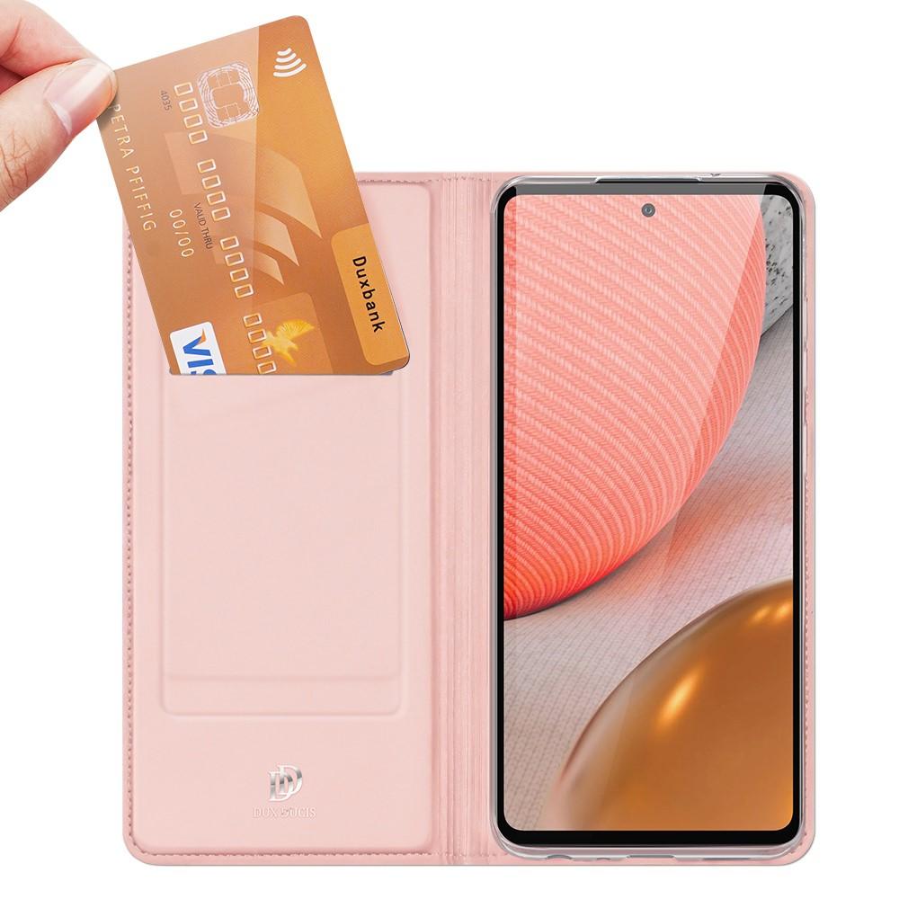 Étui portefeuille Skin Pro Series Samsung Galaxy A72 5G, Rose