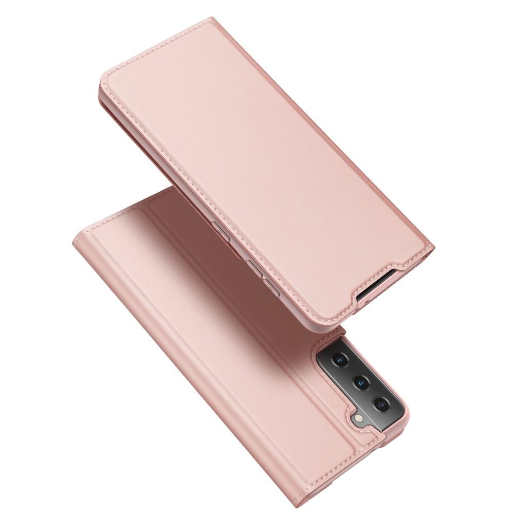 Étui portefeuille Skin Pro Series Samsung Galaxy S21 Rose Gold