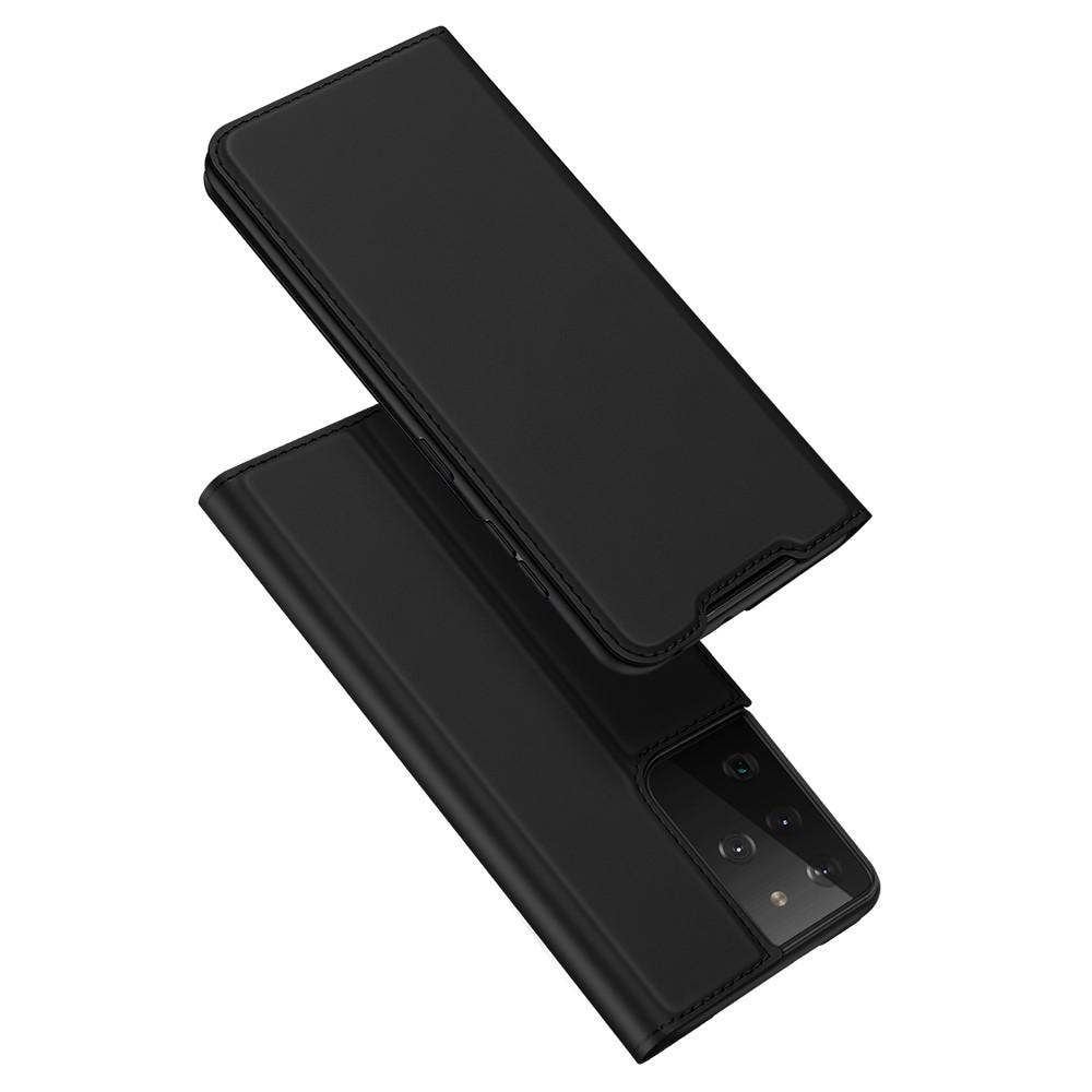 Étui portefeuille Skin Pro Series Samsung Galaxy S21 Ultra Black