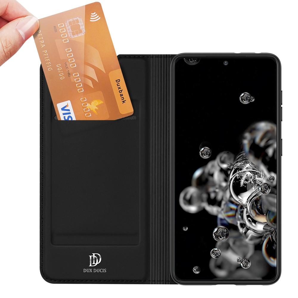 Étui portefeuille Skin Pro Series Samsung Galaxy S21 Ultra, Noir