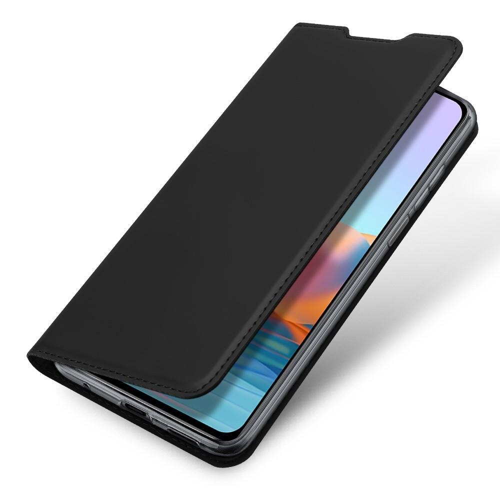 Étui portefeuille Skin Pro Series Xiaomi Redmi Note 10 Pro, Noir