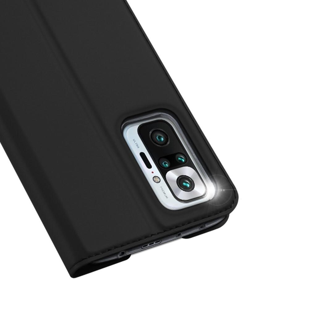 Étui portefeuille Skin Pro Series Xiaomi Redmi Note 10 Pro Black