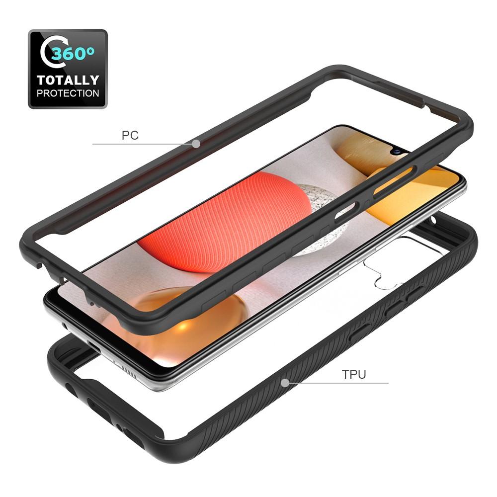 Coque de couverture complète Samsung Galaxy A42, Noir