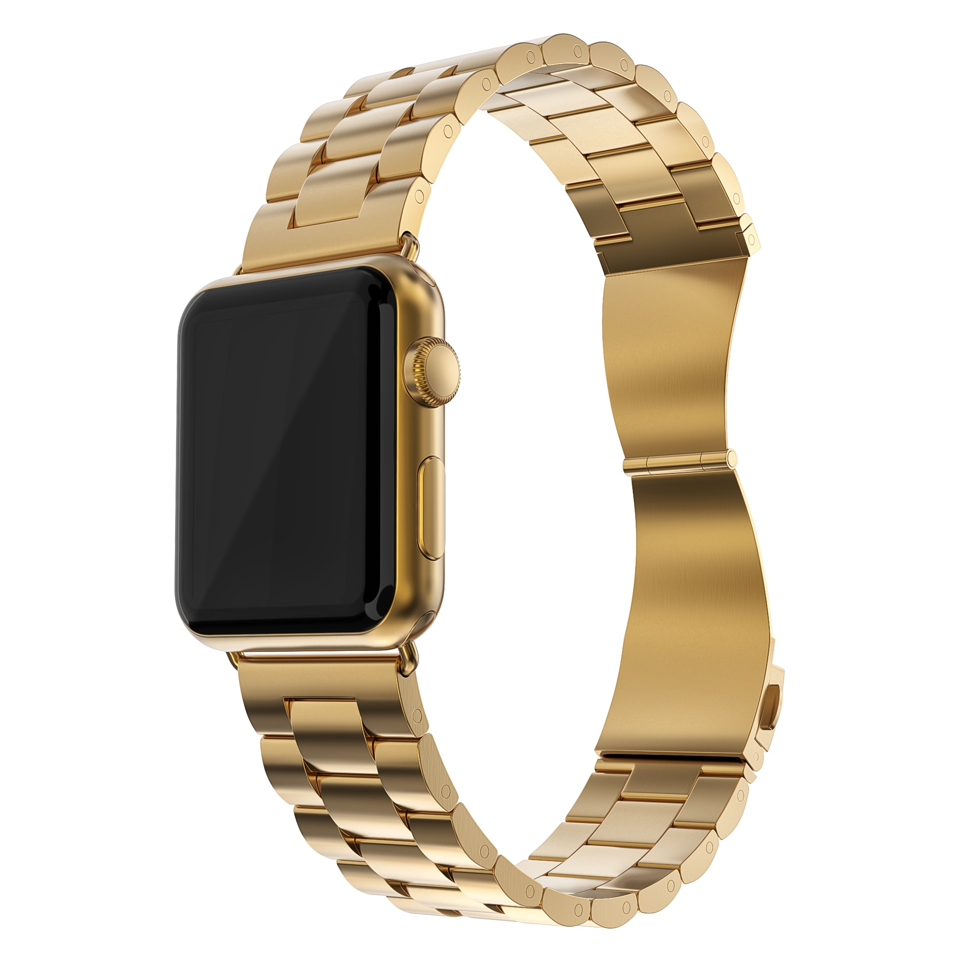 Bracelet en métal Apple Watch 45mm Series 9, or