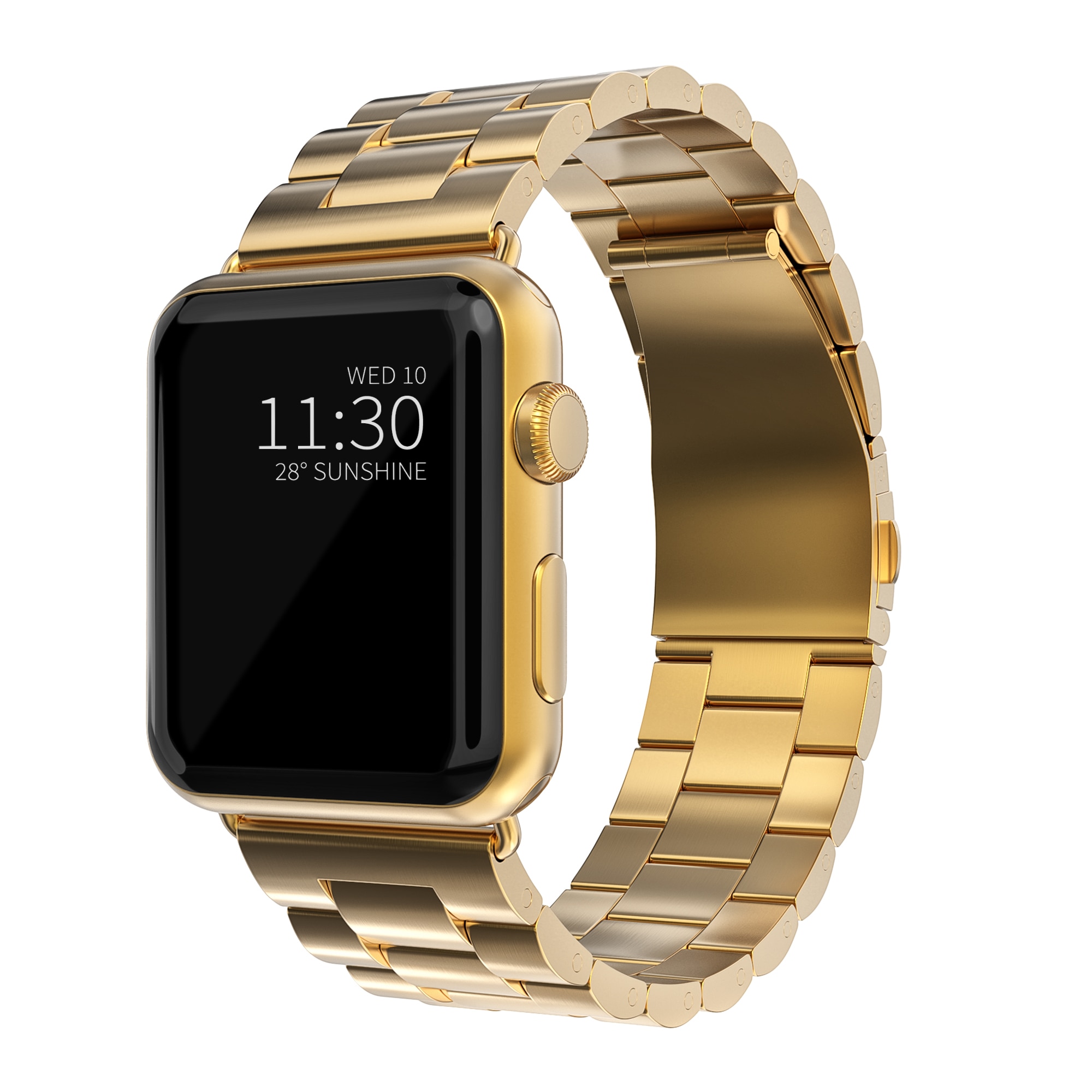 Bracelet en métal Apple Watch 41mm Series 9 or