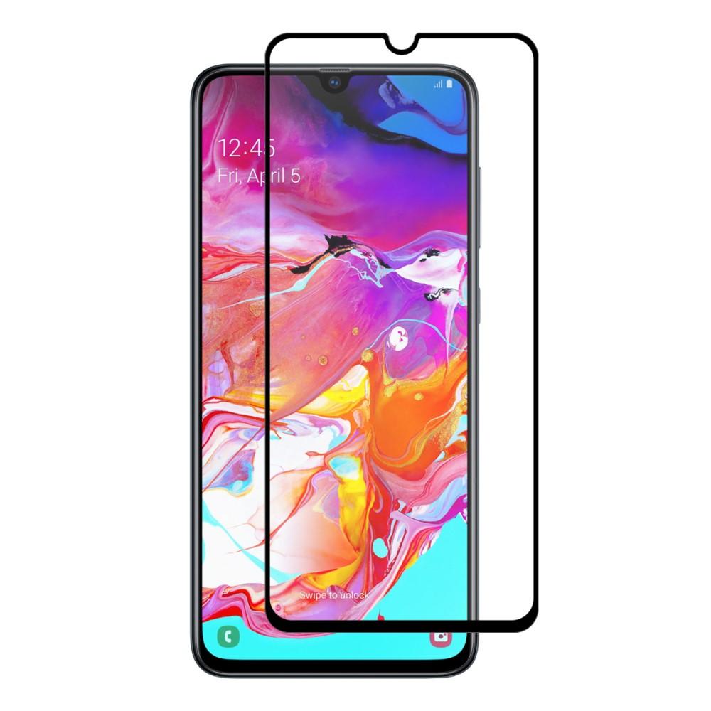 Full Glue Tempered Glass Samsung Galaxy A70 Noir