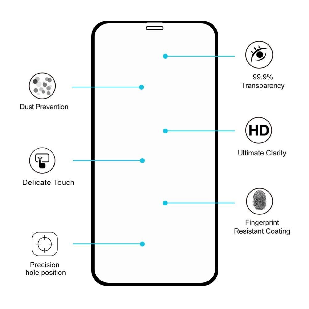 Full Glue Tempered Glass iPhone 11 Pro Max Noir