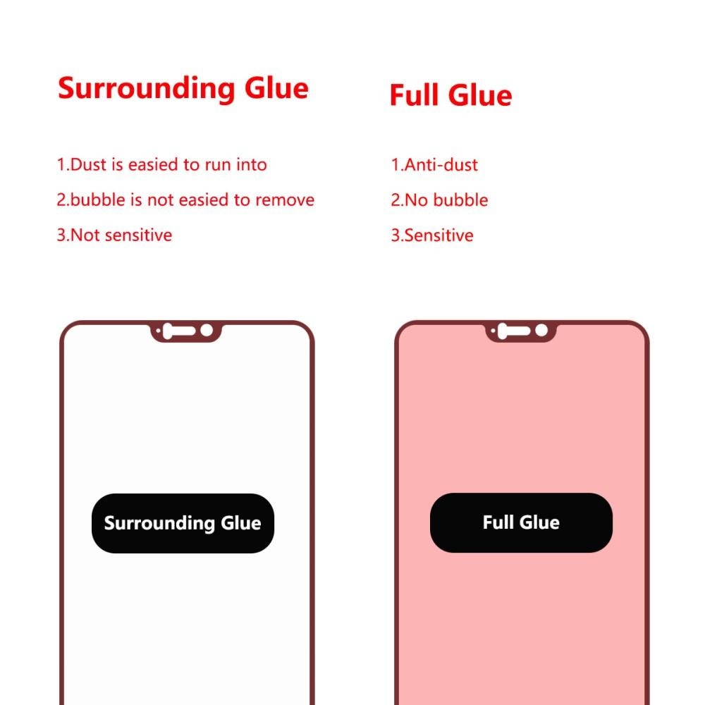 Full Glue Tempered Glass OnePlus 6 Noir