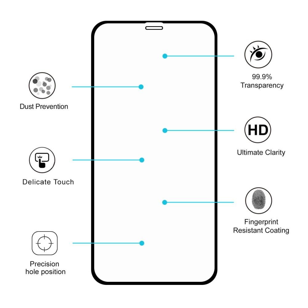 Full Glue Tempered Glass iPhone XR Noir