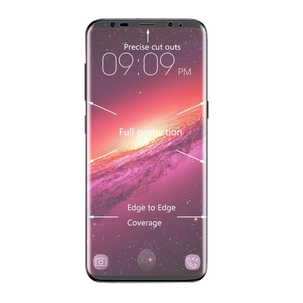 Protecteur d'écran incurve a couverture complète Samsung Galaxy S9