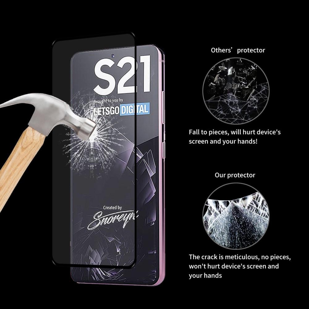 Full Glue Tempered Glass Samsung Galaxy S21 Noir