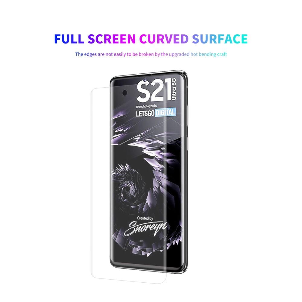 Protecteur d'écran incurve a couverture complète Samsung Galaxy S21 Ultra