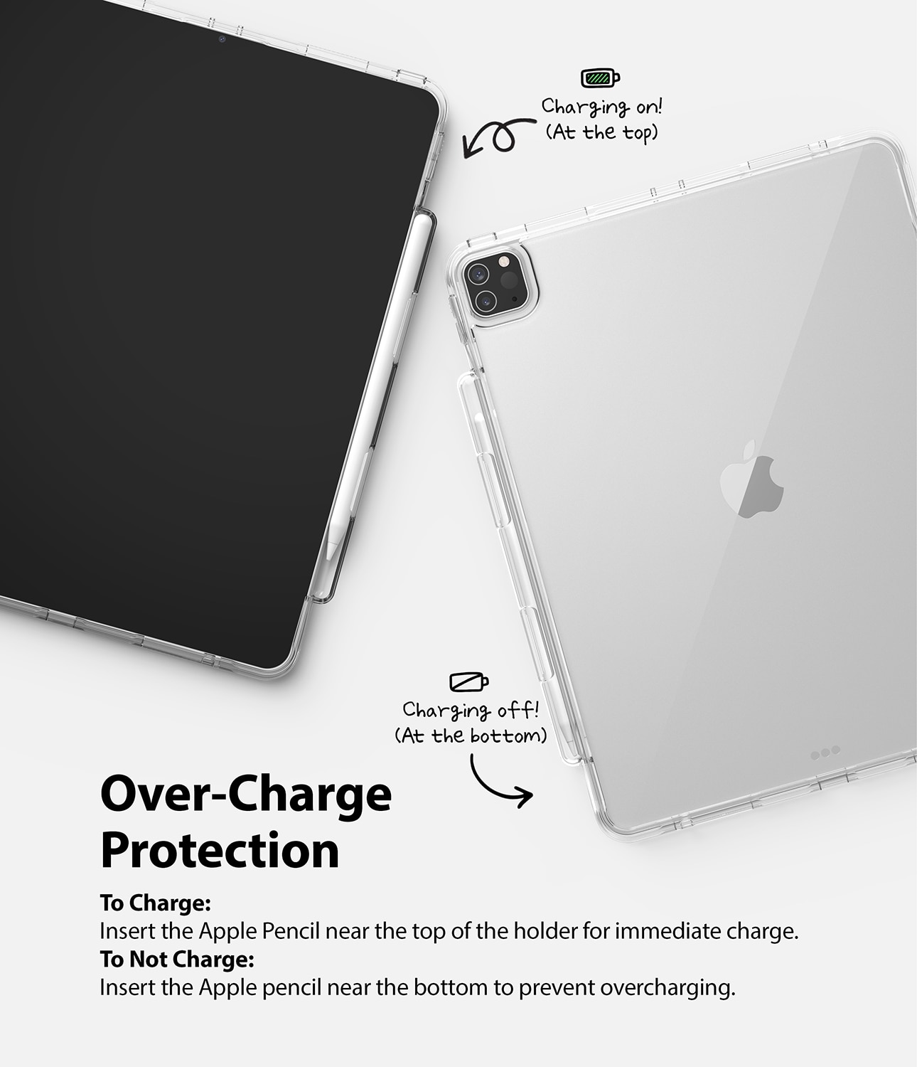 Coque Fusion Plus iPad Pro 12.9 5th Gen (2021), Clear