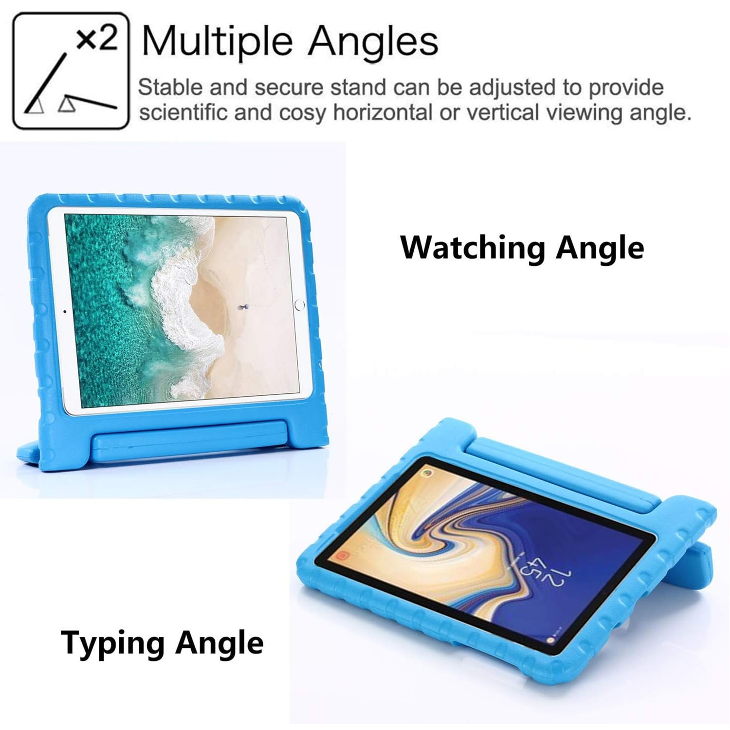 Coque EVA antichoc pour enfants Apple iPad Pro 10.5 2nd Gen (2017), Bleu