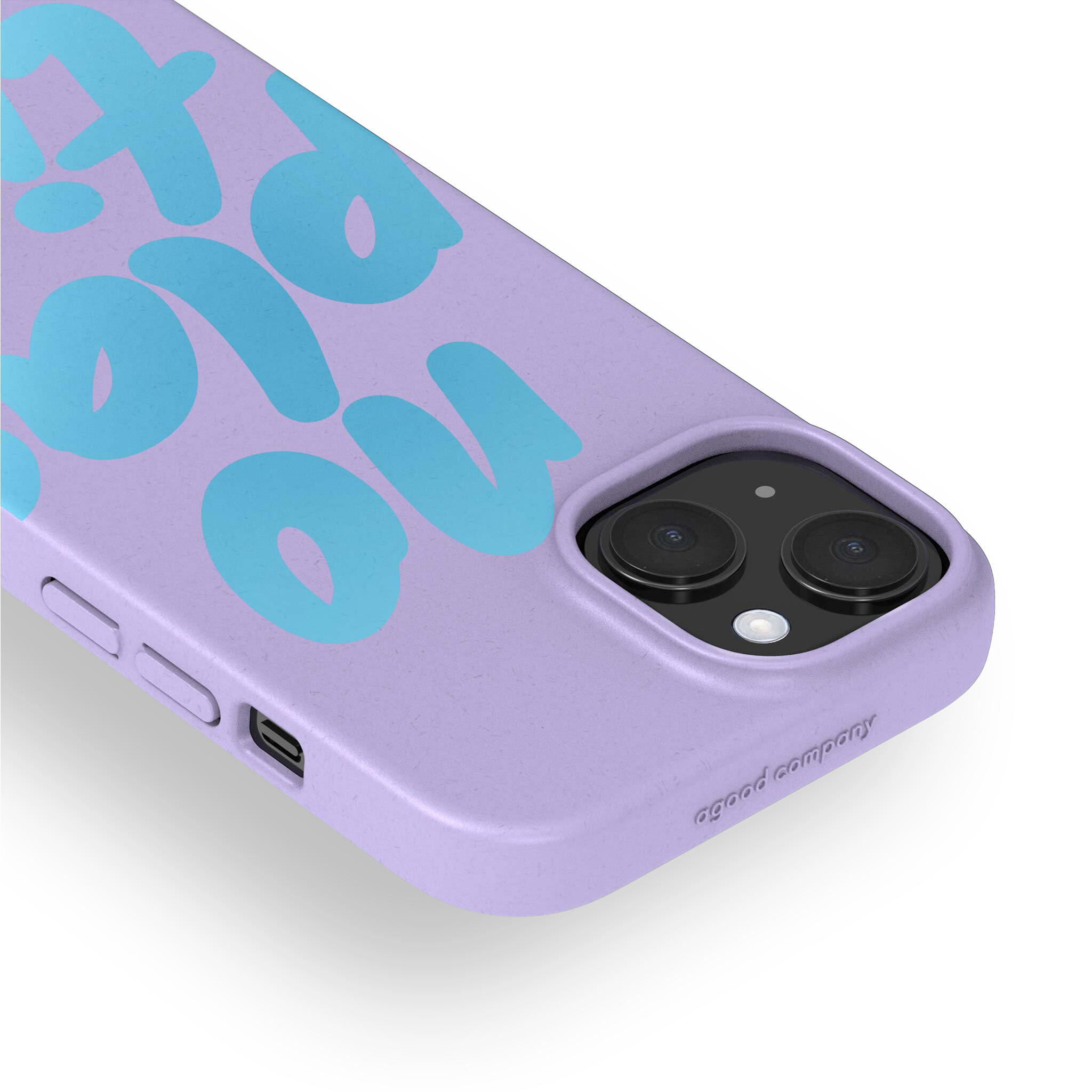 Coque pour iPhone 15, No Plastic Lilac