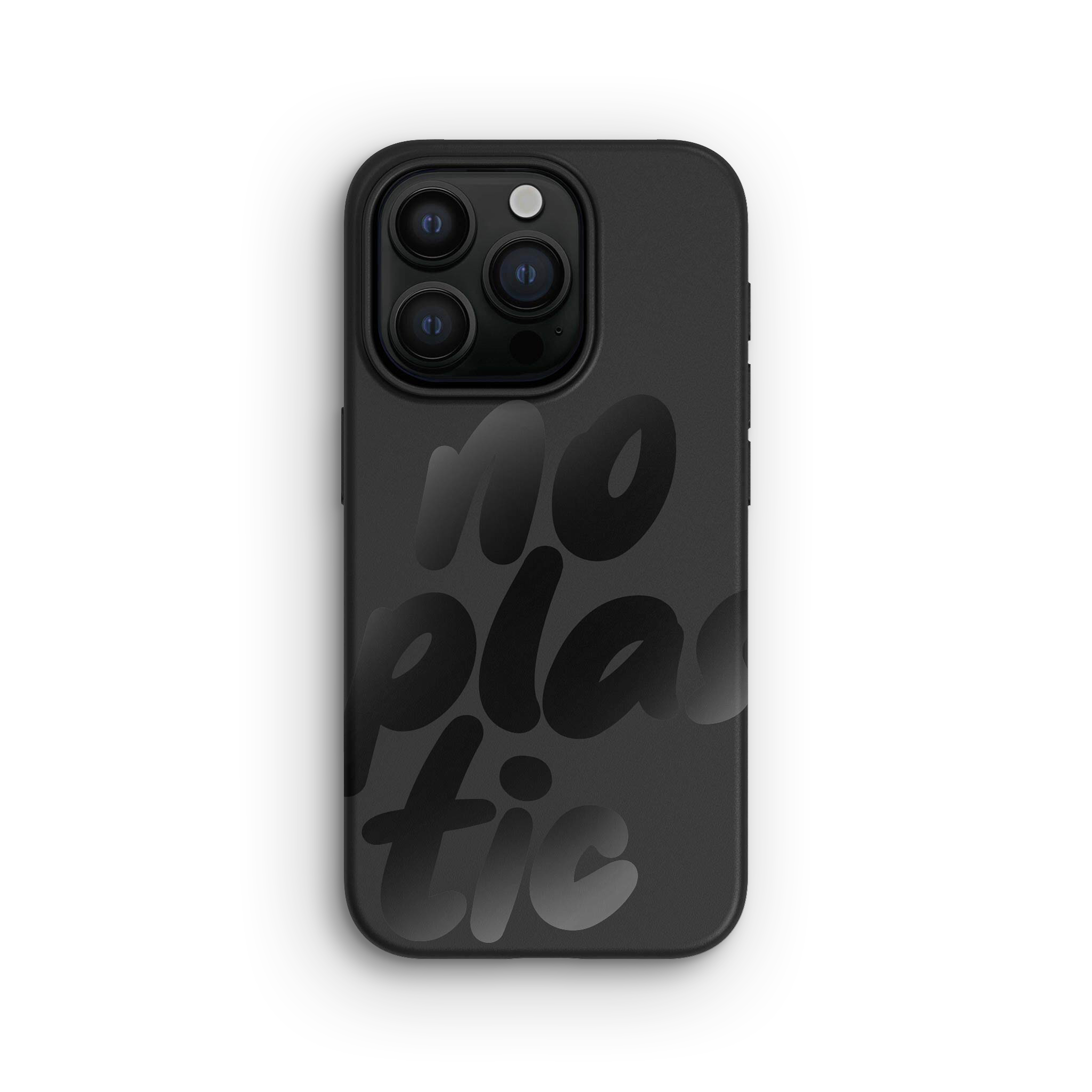 Coque pour iPhone 15 Pro, No Plastic Black