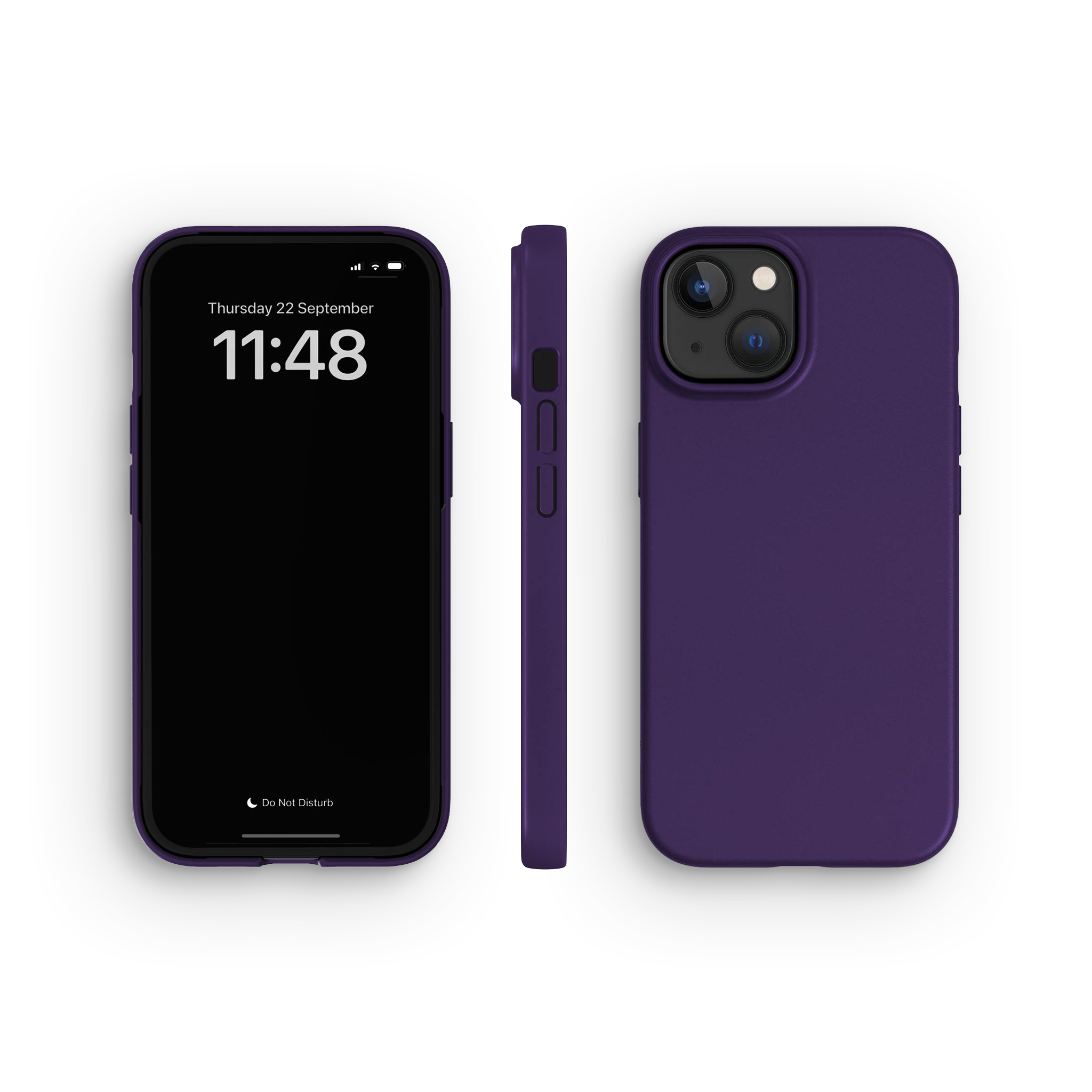 Coque pour iPhone 15, Blackberry Purple