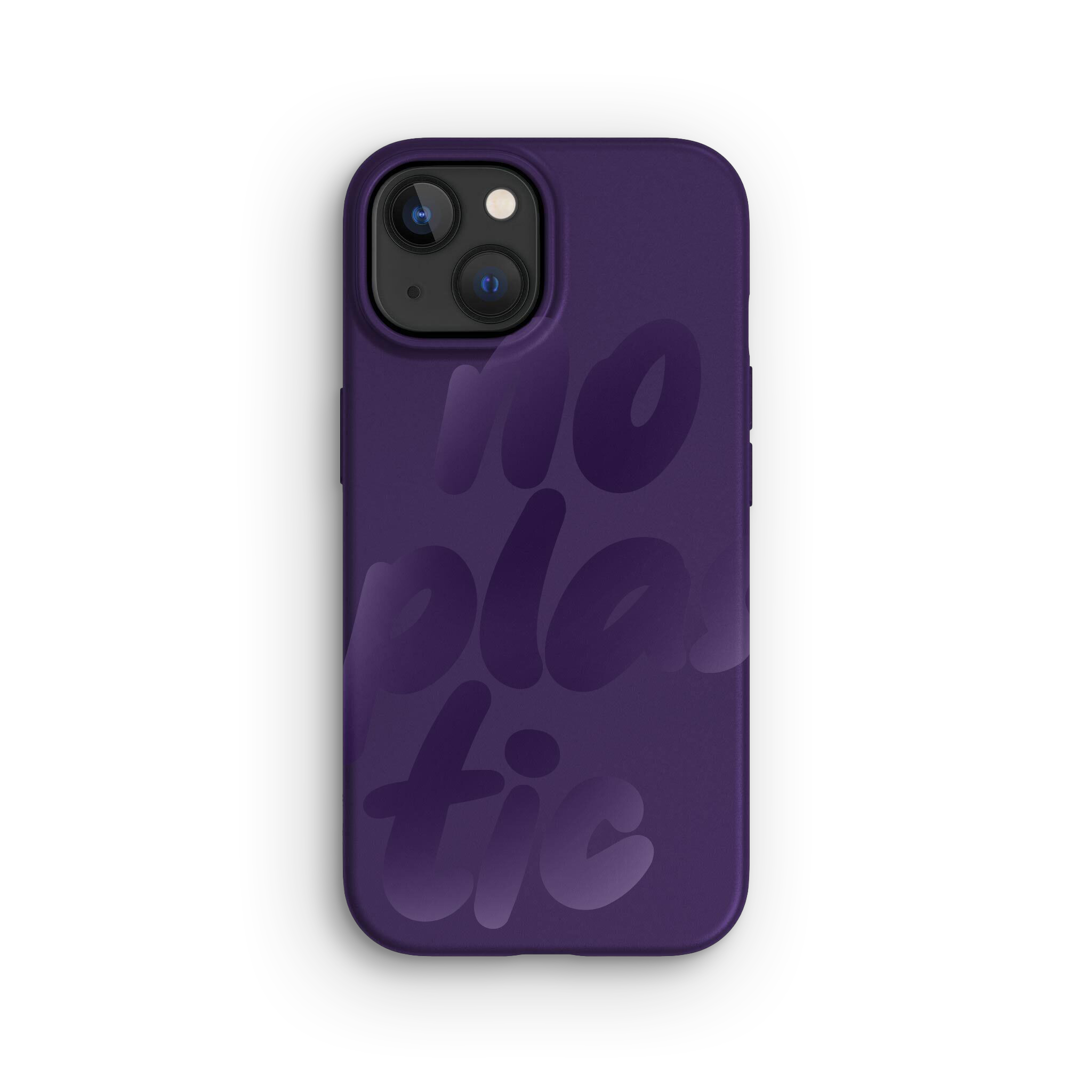 Coque pour iPhone 15, No Plastic Blackberry Purple