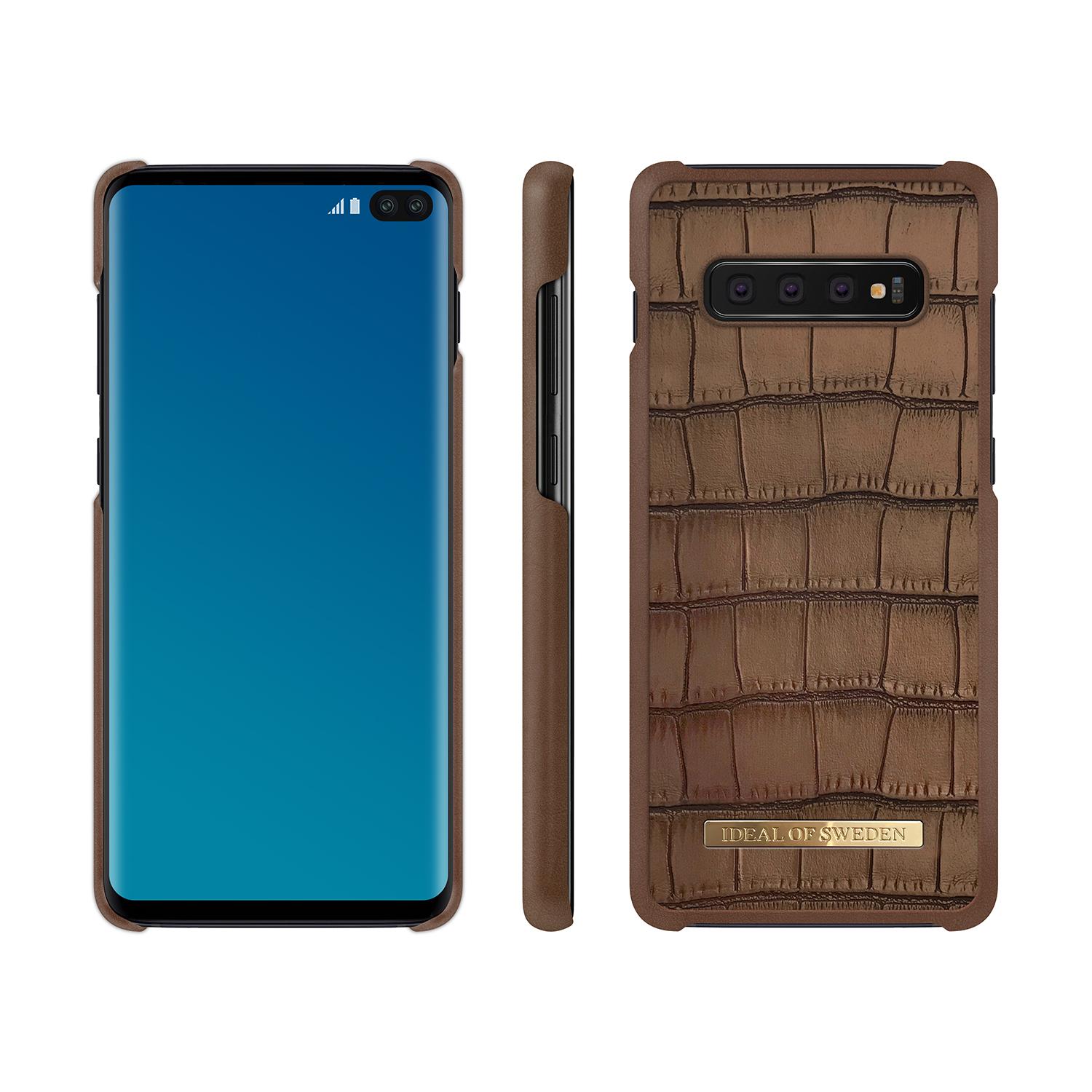 Coque Capri Samsung Galaxy S10 Plus Brown