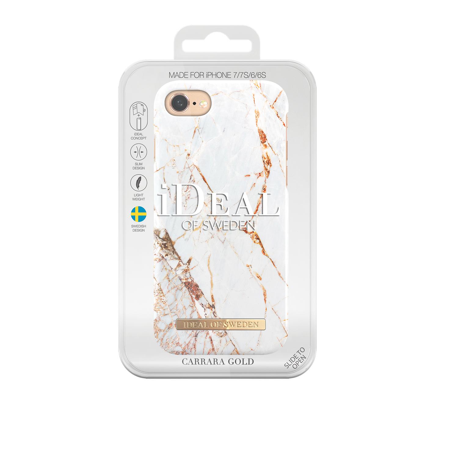 Coque Fashion Case iPhone 6/6S/7/8/SE Carrara Gold Marble