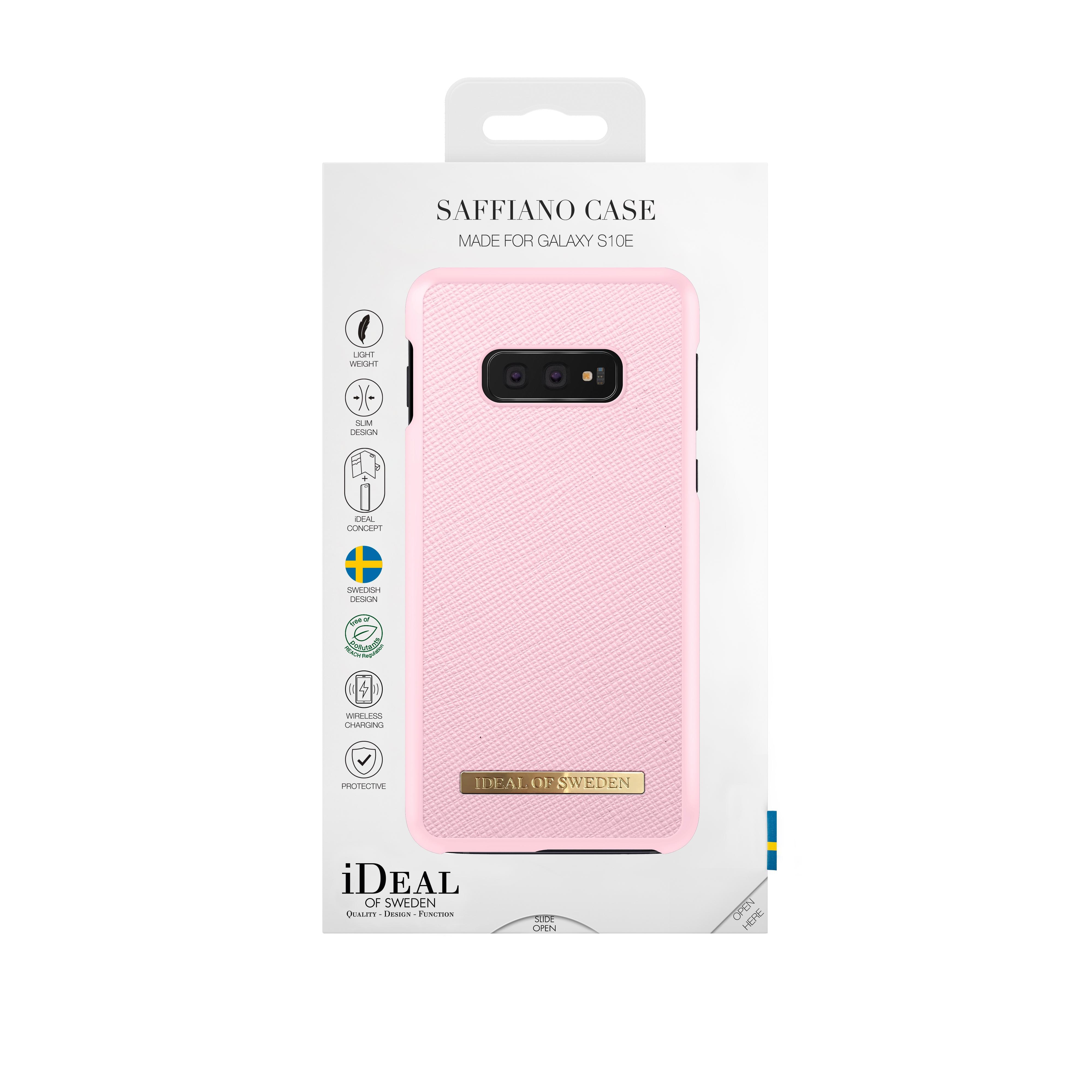 Coque Saffiano Samsung Galaxy S10e Pink