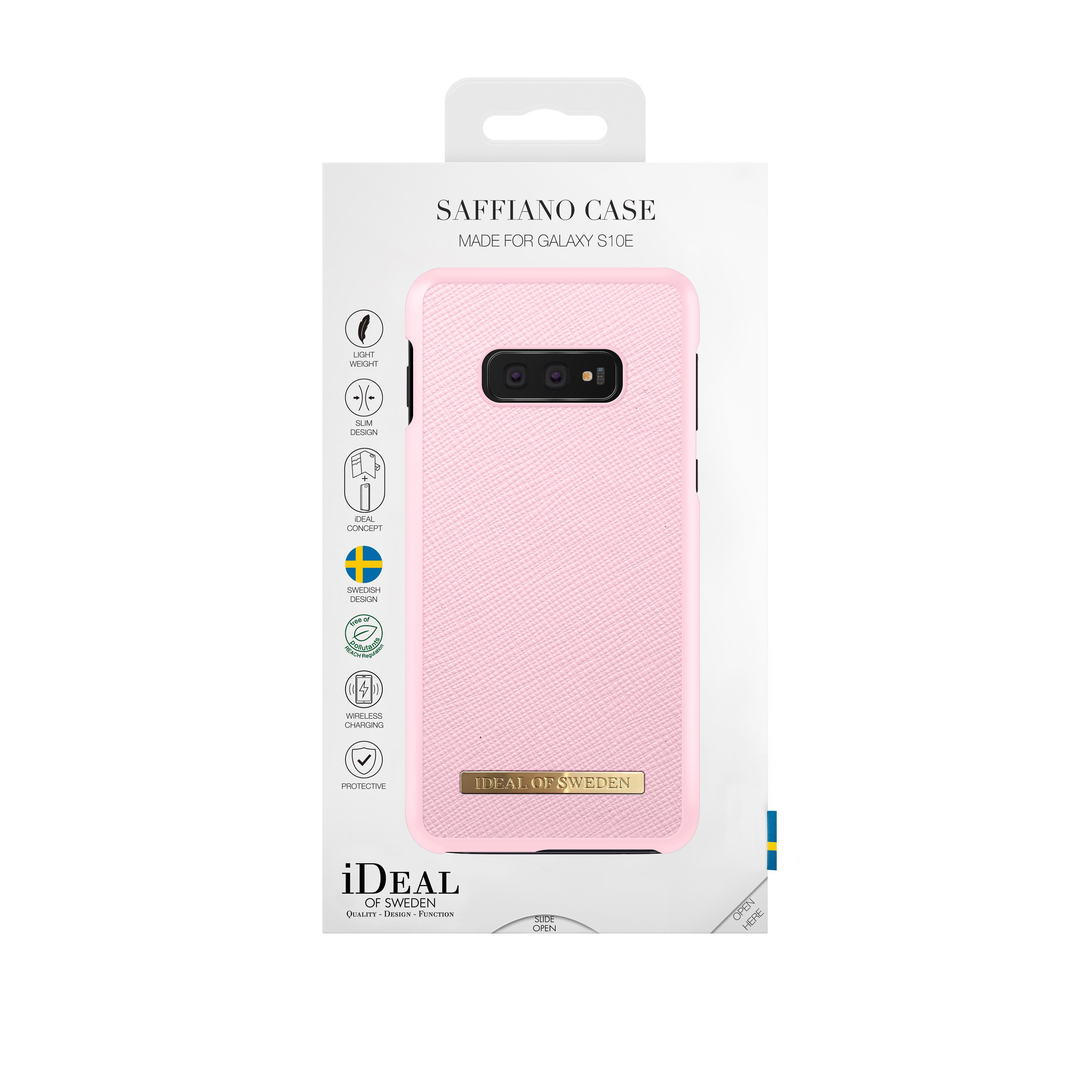 Coque Saffiano Samsung Galaxy S10e Pink