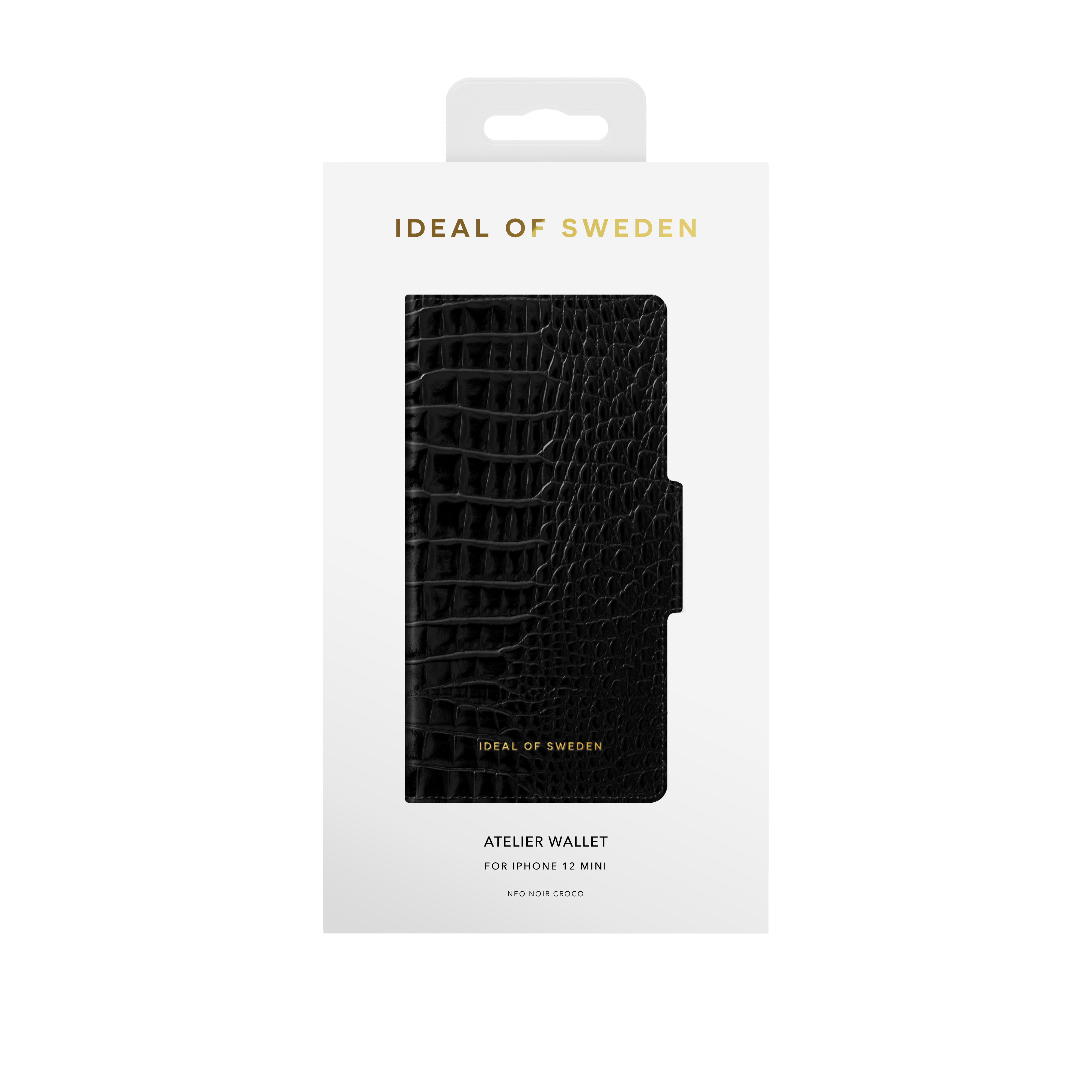 Atelier Wallet iPhone 12 Mini Neo Noir Croco