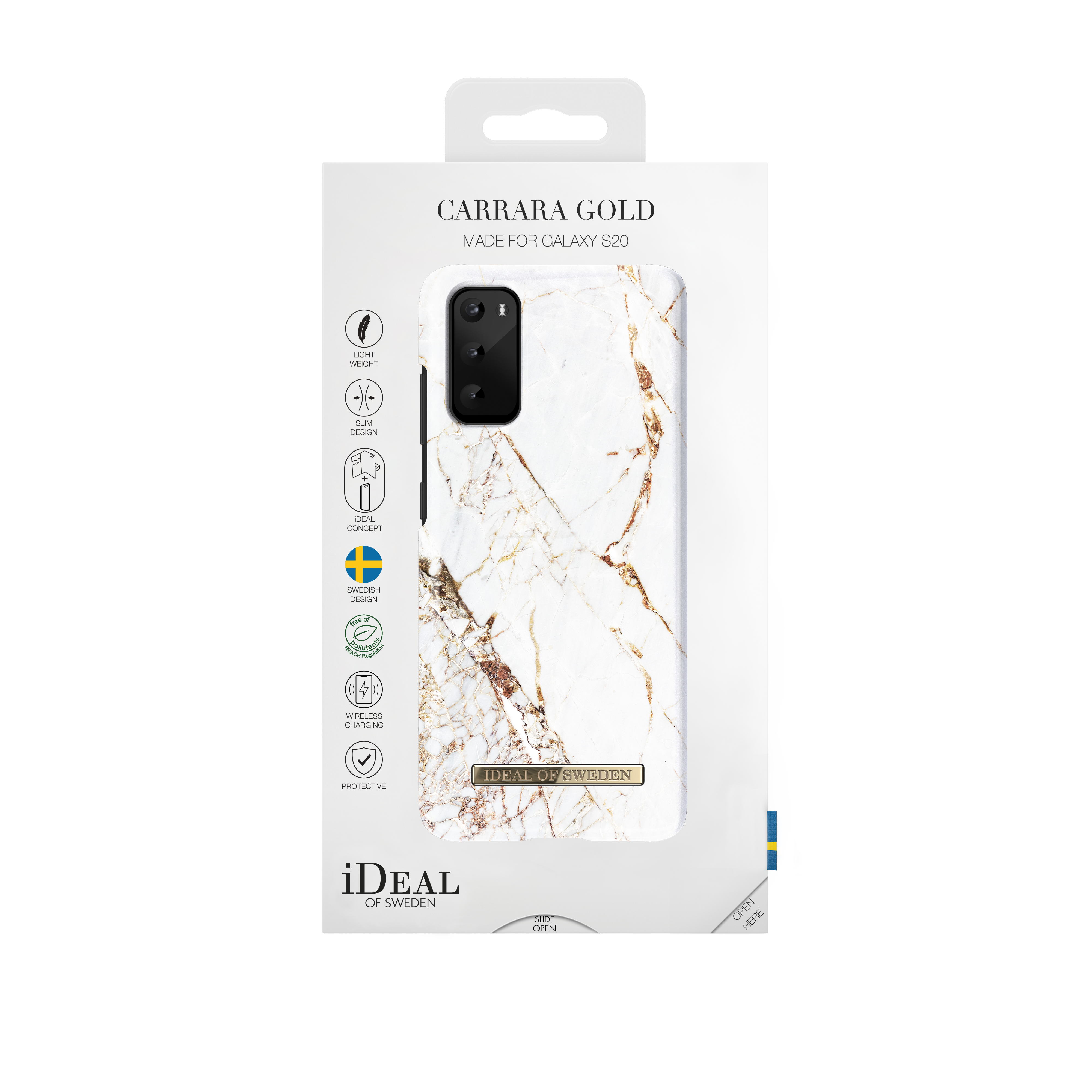 Coque Fashion Case Samsung Galaxy S20 Carrara Gold