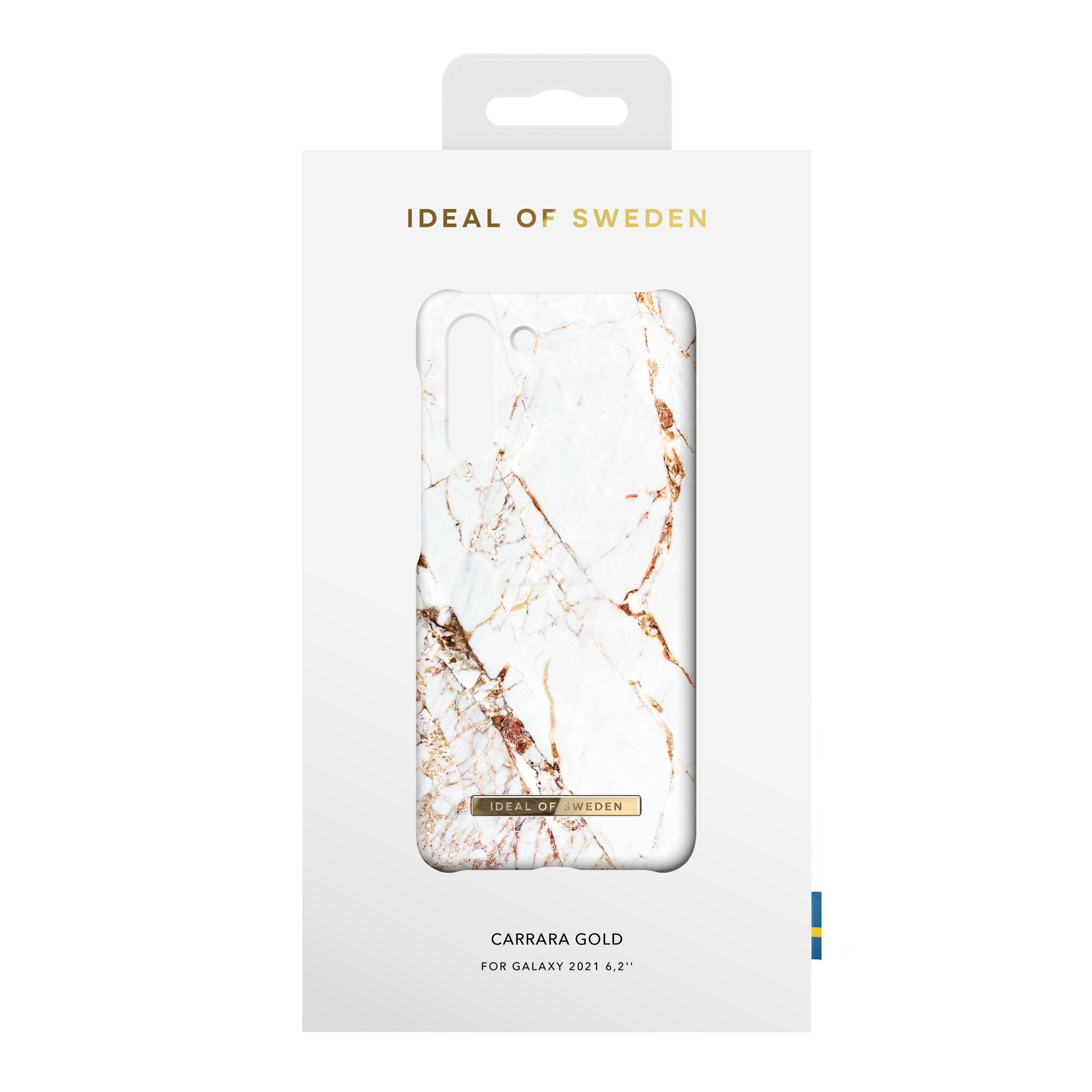 Coque Fashion Case Samsung Galaxy S21 Carrara Gold