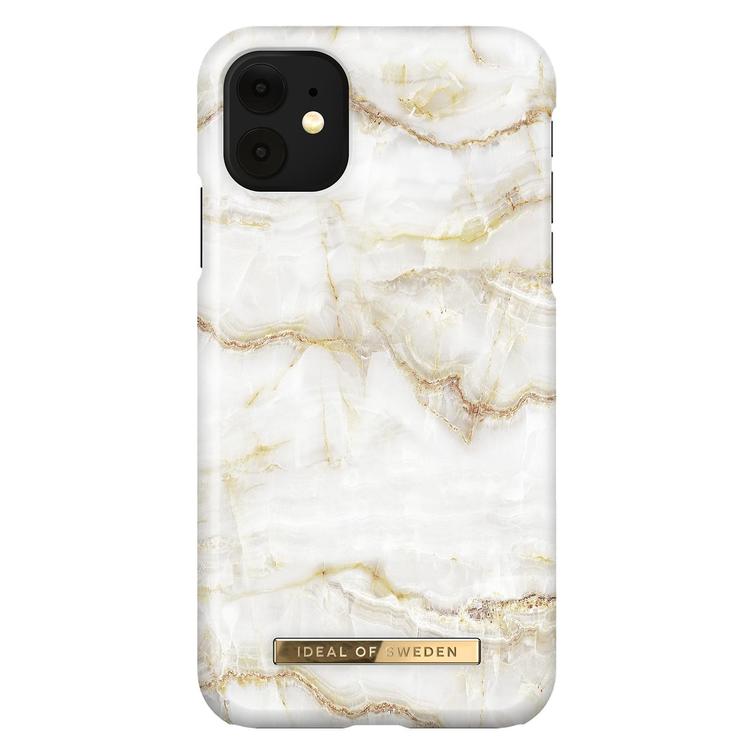 Coque Fashion Case iPhone 11 Golden Pearl Marble