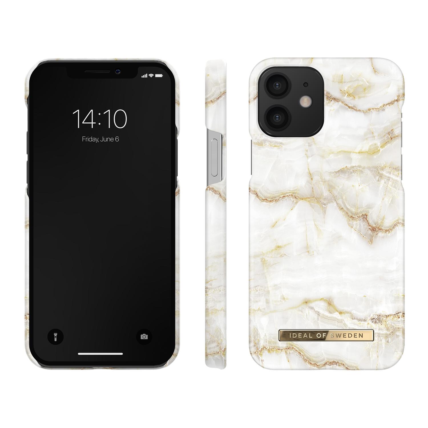 Coque Fashion Case iPhone 12/12 Pro Golden Pearl Marble