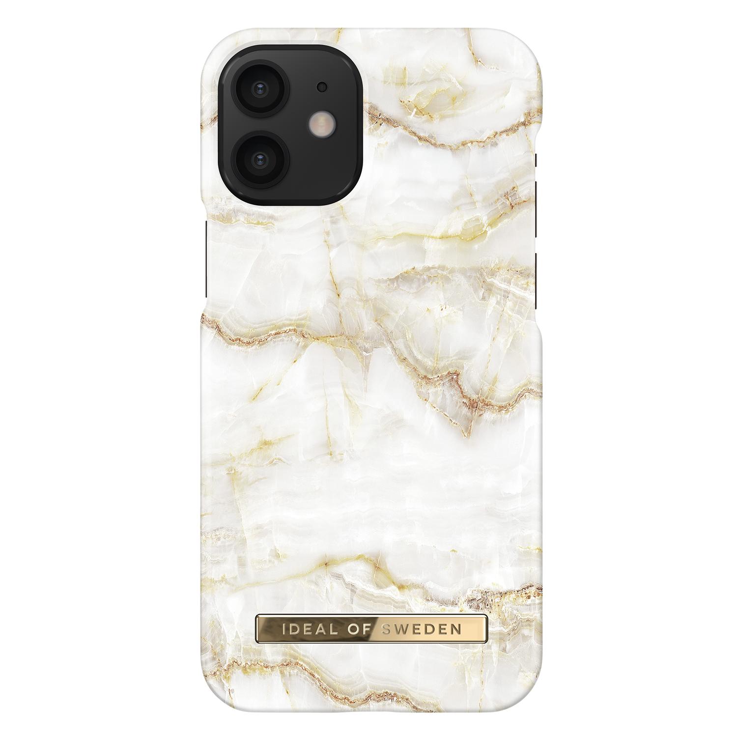 Coque Fashion Case iPhone 12 Mini Golden Pearl Marble