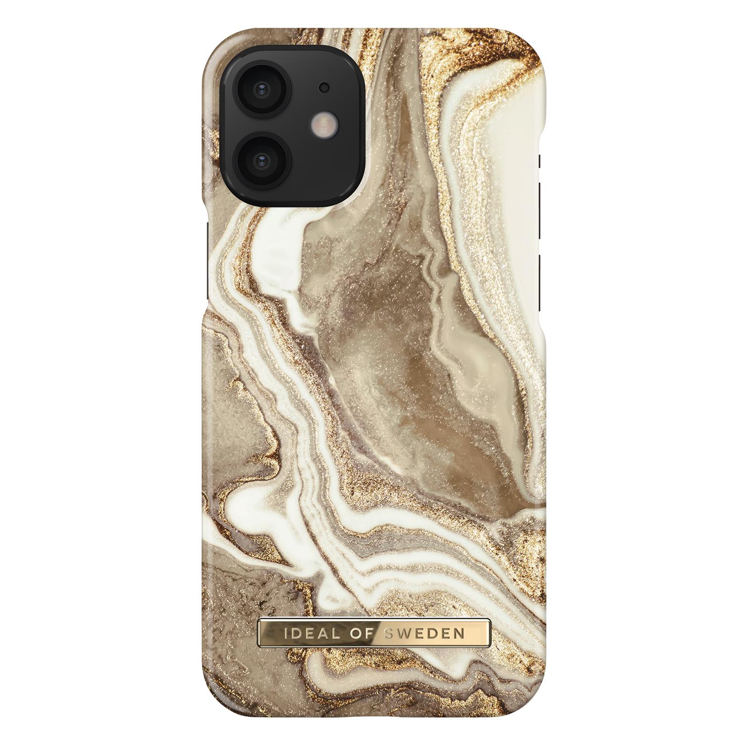 Coque Fashion Case iPhone 12 Mini Golden Sand Marble