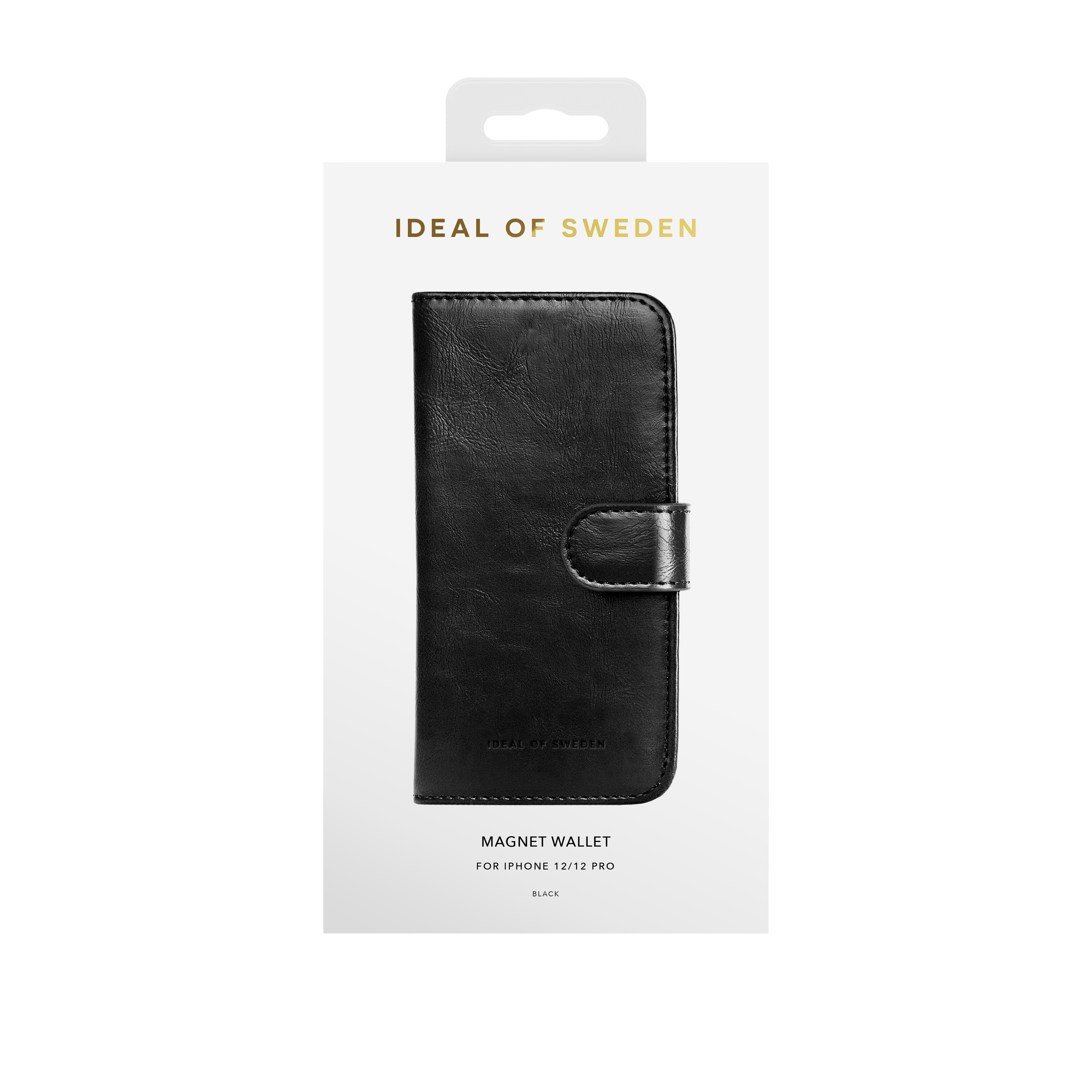 Étui portefeuille Magnet Wallet+ iPhone 12/12 Pro Black