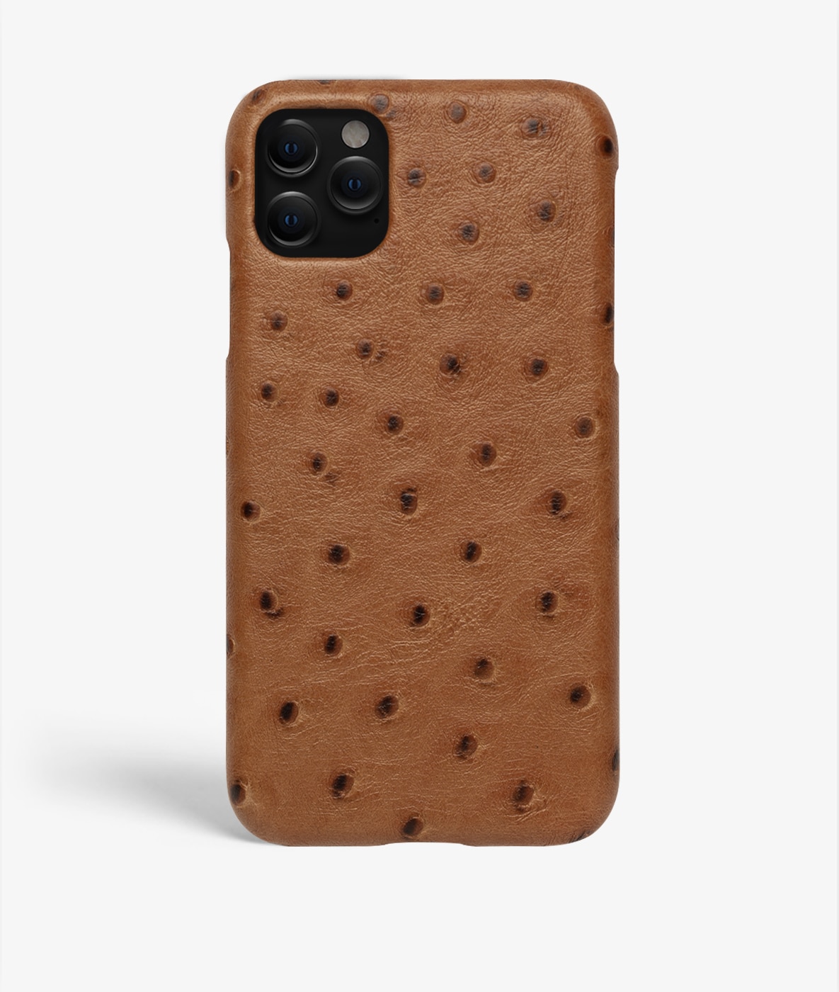 Coque iPhone 12/iPhone 12 Pro Ostrich Marron