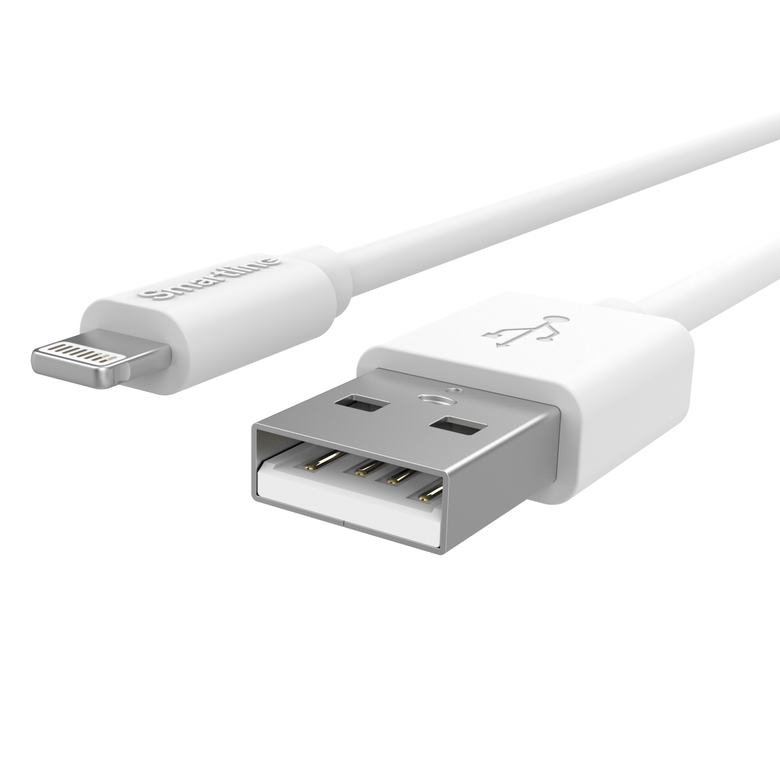 Câble USB-A vers Lightning 3 mètres Blanc